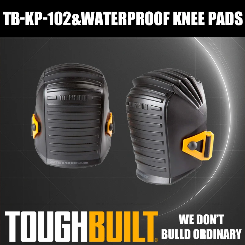 

ToughBuilt TB-KP-102 Waterproof Soft Gel Knee Pads Outdoor-Specific Knee Protection Gear Work Safety Equipment Tools Accessories
