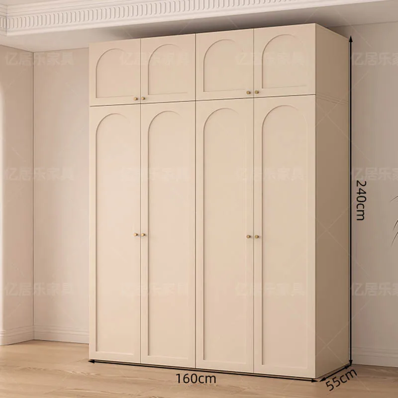 Tall Apartment Wardrobes Free Shipping Portable Clothing Rack Mirror Hanging Cabinets Nordic Modern Armario De Ropa Furnitures