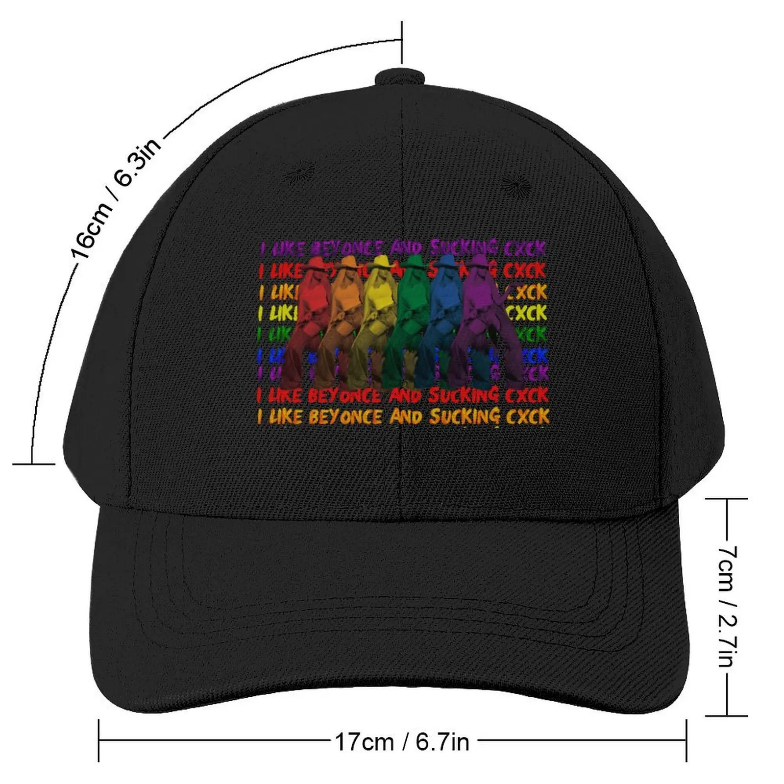 Pride Design I Like Beyonce And Sucking Cock Baseball Cap Cosplay Luxury Woman Men's