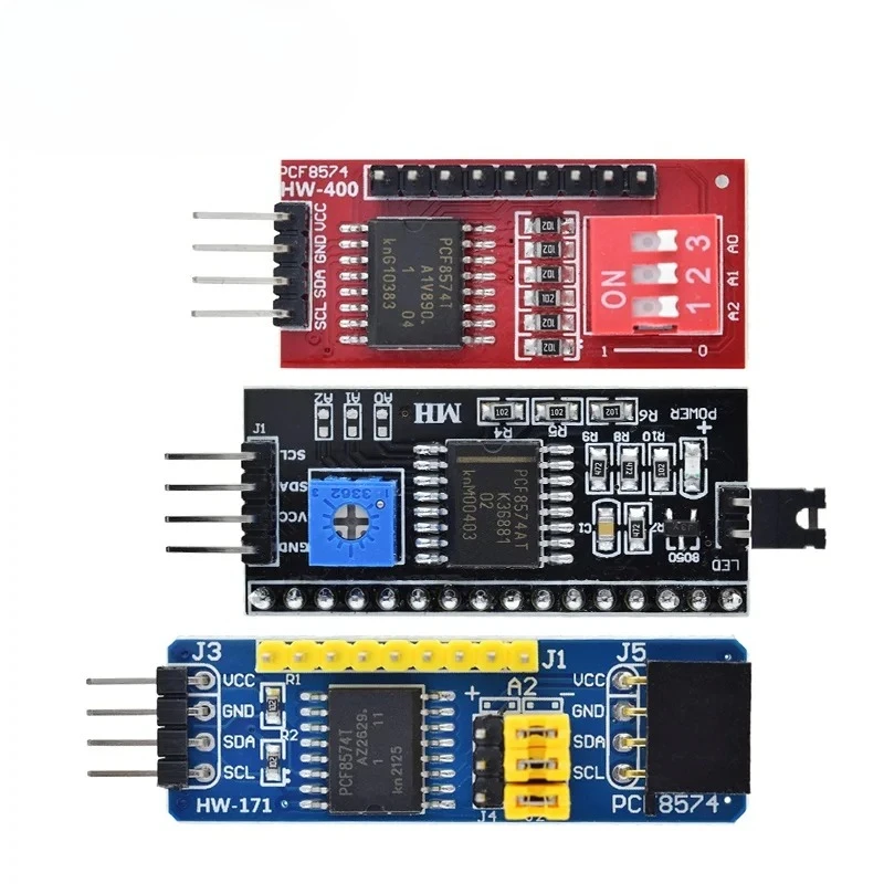 PCF8574 PCF8574T I/O For IIC I2C TWI SPI Serial Interface Board Port LCD1602 LCD2004 Adapter Plate LCD Adapter Converter Module