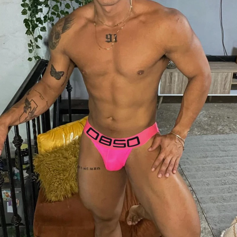 Sissy Panties Sexy Gay Jockstrap Men Underwear Mesh Low Waist Mens Thong Lingerie Bikini Underpants Strings Cueca Tangas Briefs