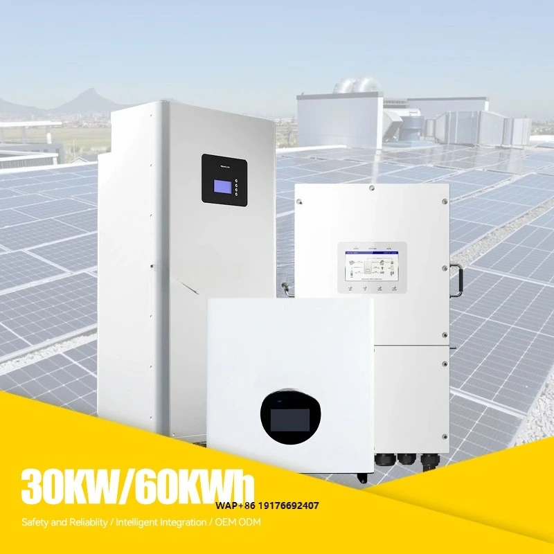 Hybrid Solar Power System 30KW 50kW 100kW 105kW 110kW Integrated Solar Power System Off-Grid Kit with SOLIS Inverter