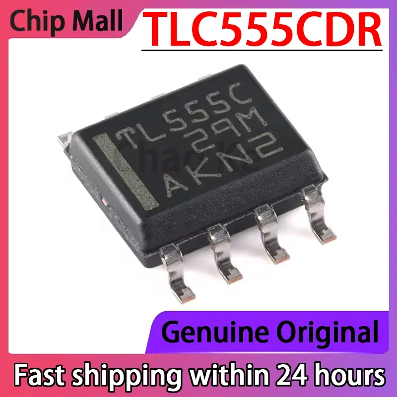 10PCS Brand New  TLC555CDR TLC555C Packaged SOIC-8 Low-power Timer Chip