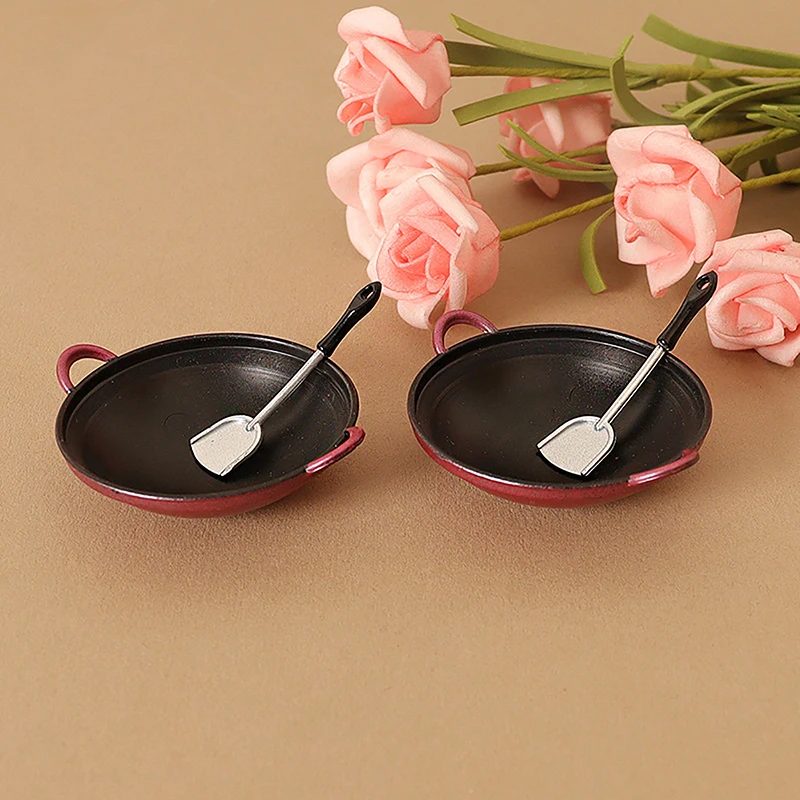 Dollhouse Miniature Cookware Kitchen Model Decor Toy DIY Doll House Cooking Accessories