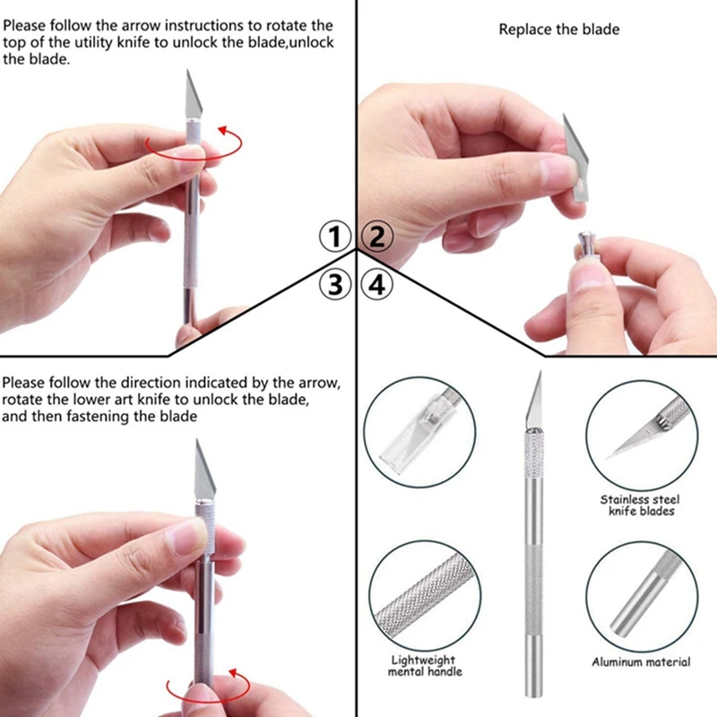 Basic Craft Vinyl Weeding Tools Set Silhouette Cameos Lettering Tool Silhouette Accessories 18Pc