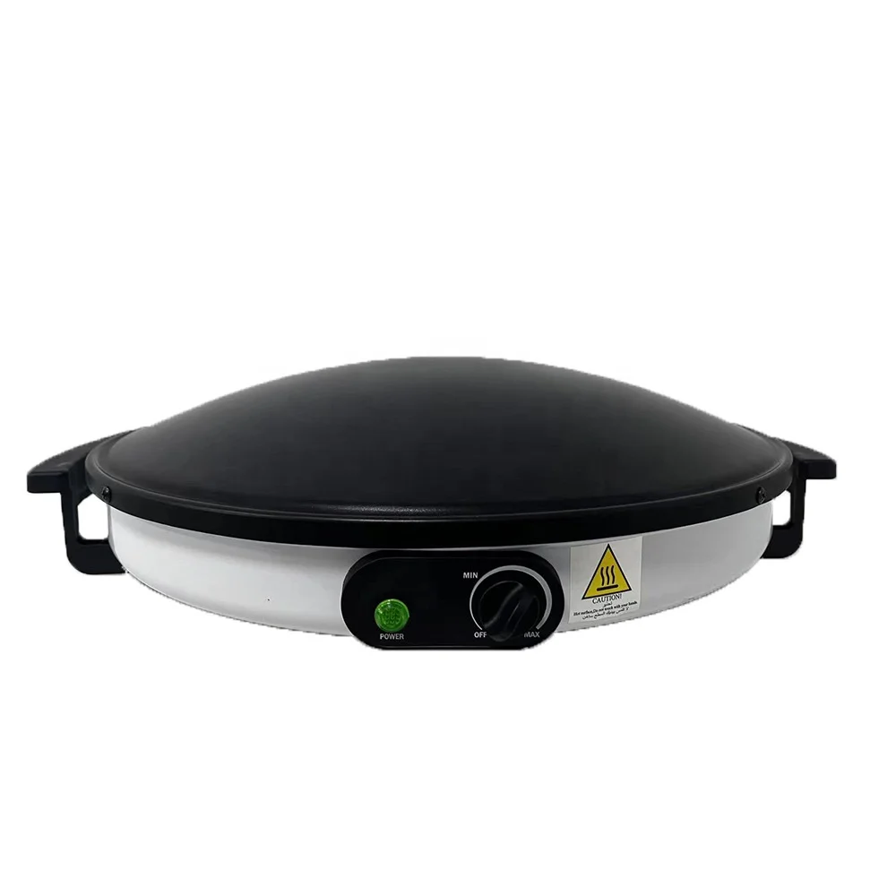 Wholesale 2000W 17.7 Inch Dome Shape Nonstick Coating Crepe Gursaan Maker Electric Automatic Chapati Roti Maker Machine