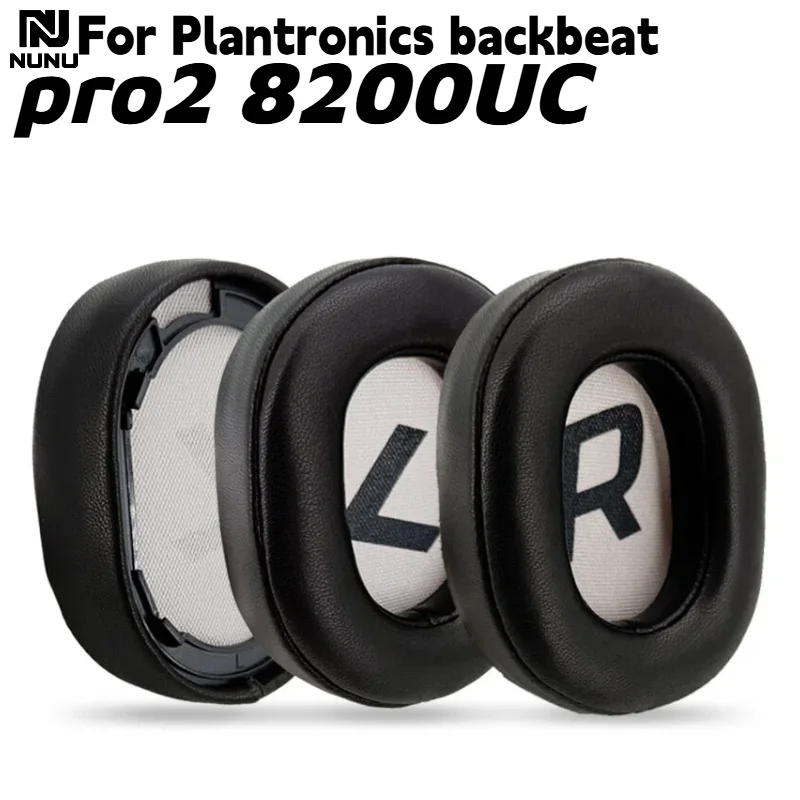 

Replacement lambskin memory foam Ear Pads With buckle For Plantronics backbeat pro2 8200UC Headphone Comfortable/Durable