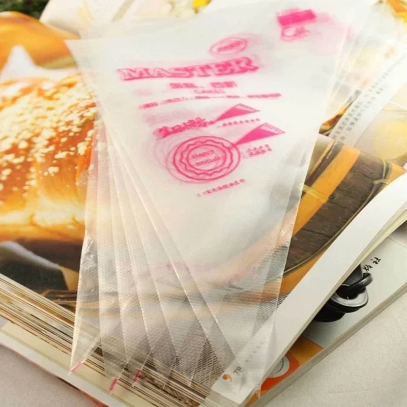 Disposable Pastry Bag Cake Cream Decoration Silk Flower Tool Kitchen Icing Food Preparation Bags Cup Cake Piping Tool for Baking image 5
