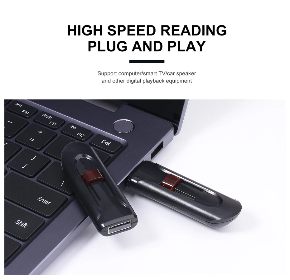 Hochleistungs-USB-Sticks 2.0 128GB 64GB Schwarz Gratis Schlüsselanhänger Pen Drive 32GB Speicherstick Mini Geschäftsgeschenk – Detail 6