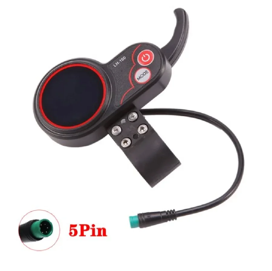 LH-100 LCD display  24V/36V/48V/60V 5/6 Pins  Display Thumb Throttle  Speedometer  for Electric Scooter Bike