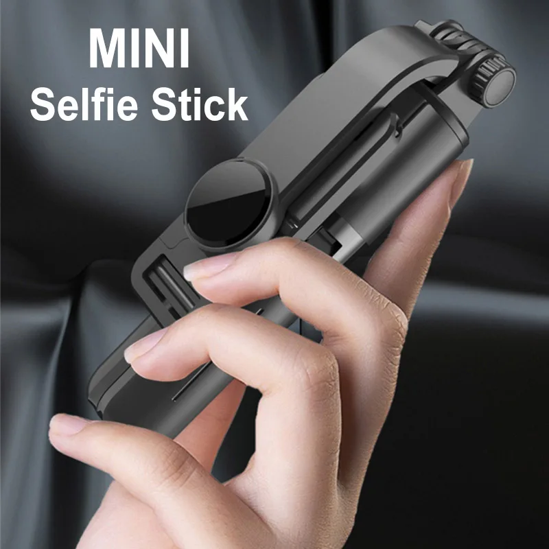 

Mini Retractable Selfie Stick, Remote Control, Multi-function, Mobile Phone, Live Stream, Tripod Stand Holder, Bluetooth