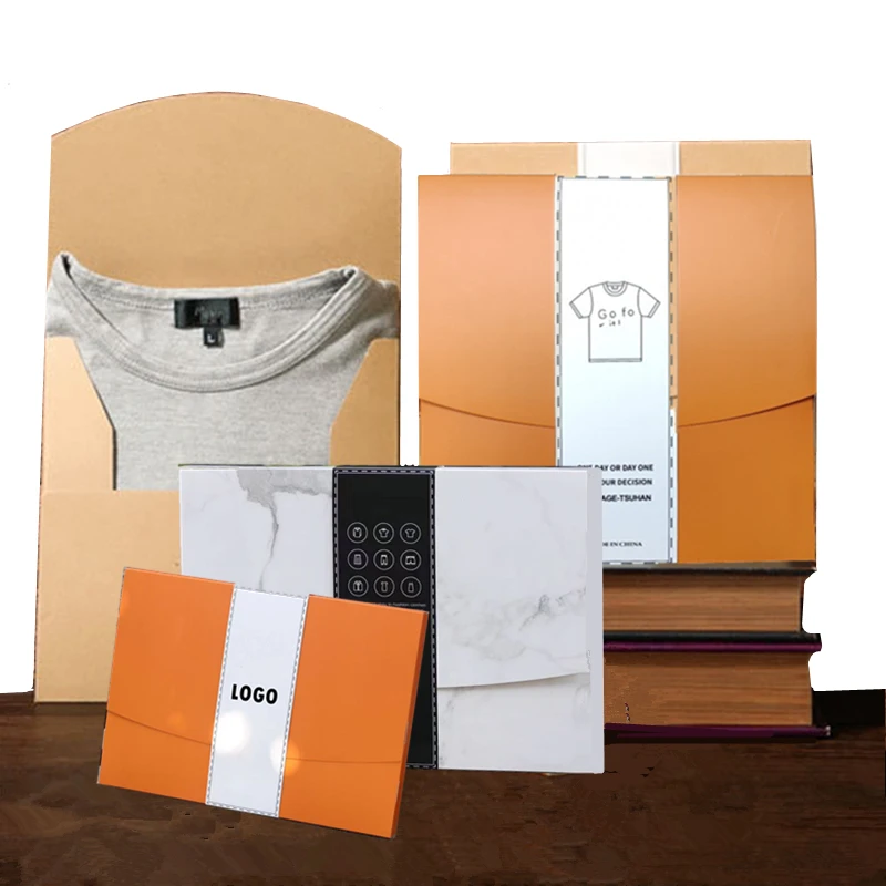 

10Pcs Blank Kraft Paper Envelope Packaging Box For T-shirt Box Clothing Express Box Gift Packing Cardboard Box