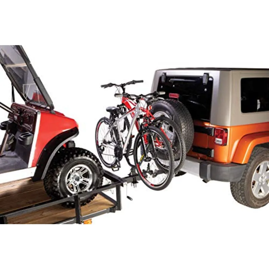 حامل رف الدراجة المزدوج من Lippert BikeWing للمقطورات ومركبات القطر 2 دراجة مهد عجلة قابل للتعديل للتحكم في التأثير #4