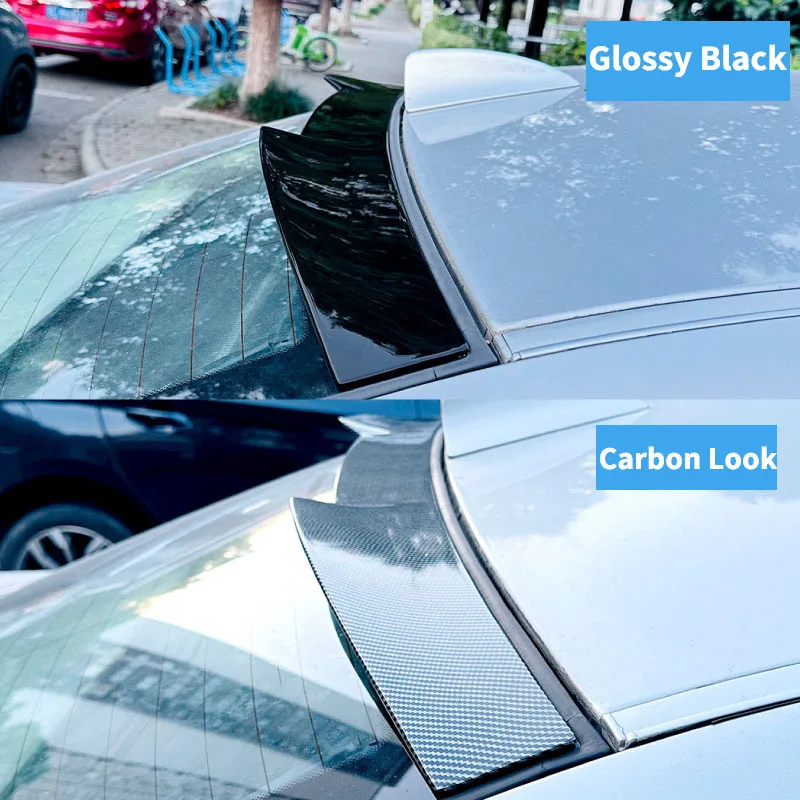 ل BMW 5 سلسلة E60 520i 525i 530i 2004 2005-2010 الخلفية سقف الشفاه المفسد الخلفي الجذع أجنحة الجسم أطقم الذيل زعنفة الملحقات ضبط #3