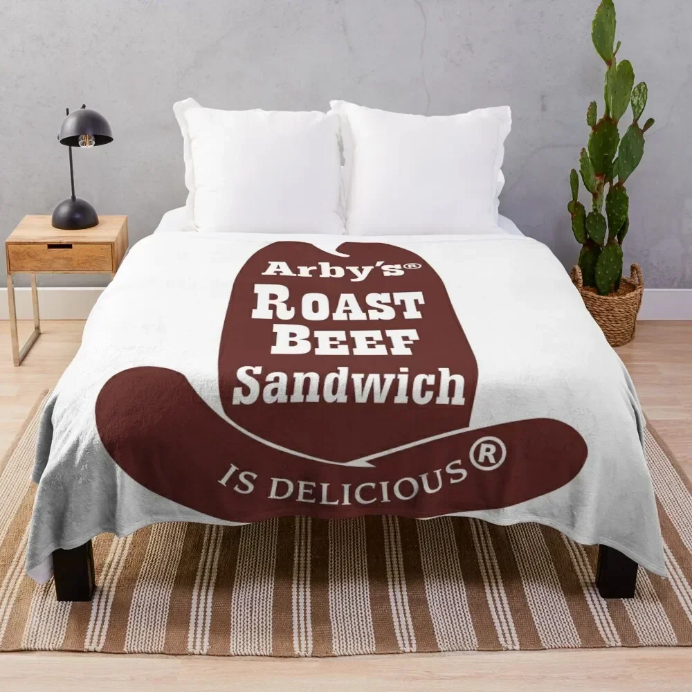 

Arby's Throw Blanket Cozy Sofa Blanket for TV Watching Napping