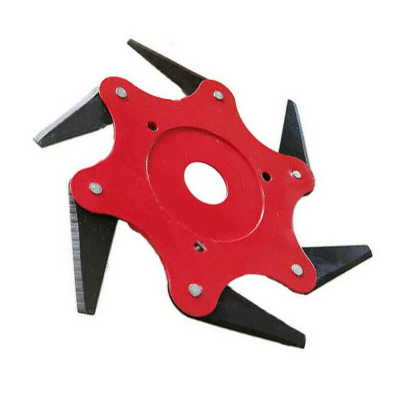 Lawn Mower Cutter Blade 6 Teeth Brush Cutter Brushcutter Trimmer Blade Cutting Disc Home Garden Grass Tool Accessories