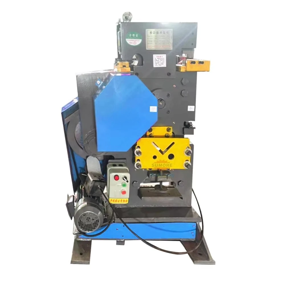 Multi-function Combined Punching and Shearing Machine Channel Steel Angle Iron Punching and Shearing Machine QA32-10B