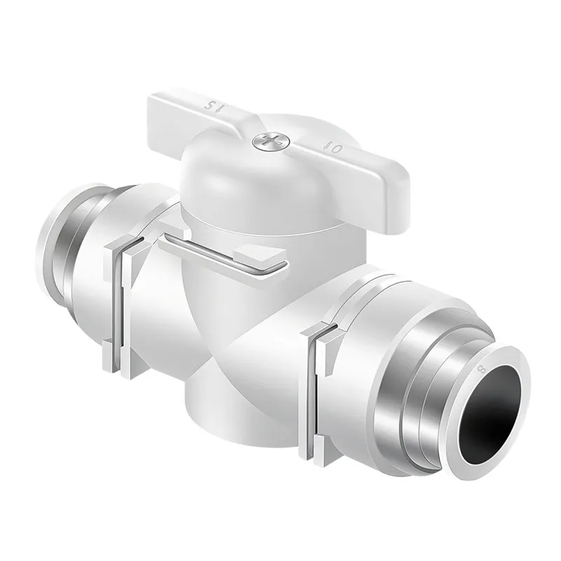 Trachea switch valve Pneumatic valve Hand valve 10mm quick connector 8/12/16 mm quick insertion trachea connector