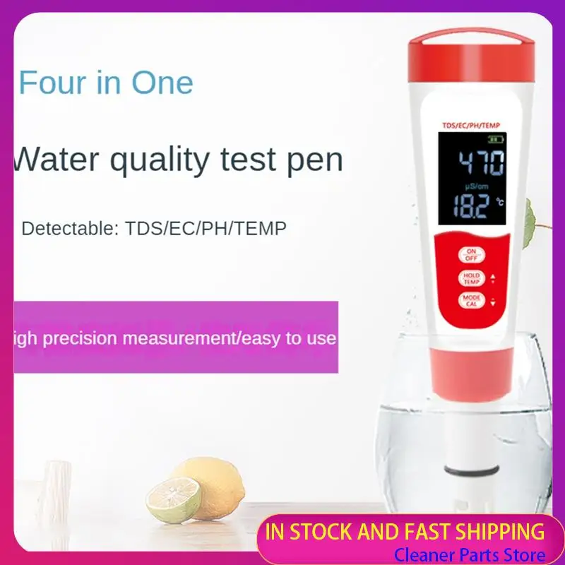 

ГОРЯЧАЯ ПРОДАЖА-PH-метр Tds Meter Цифровой 4 в 1 PH EC TDS Измеритель температуры для воды, гидропоники, водонепроницаемый и EC PPM тестер воды для La
