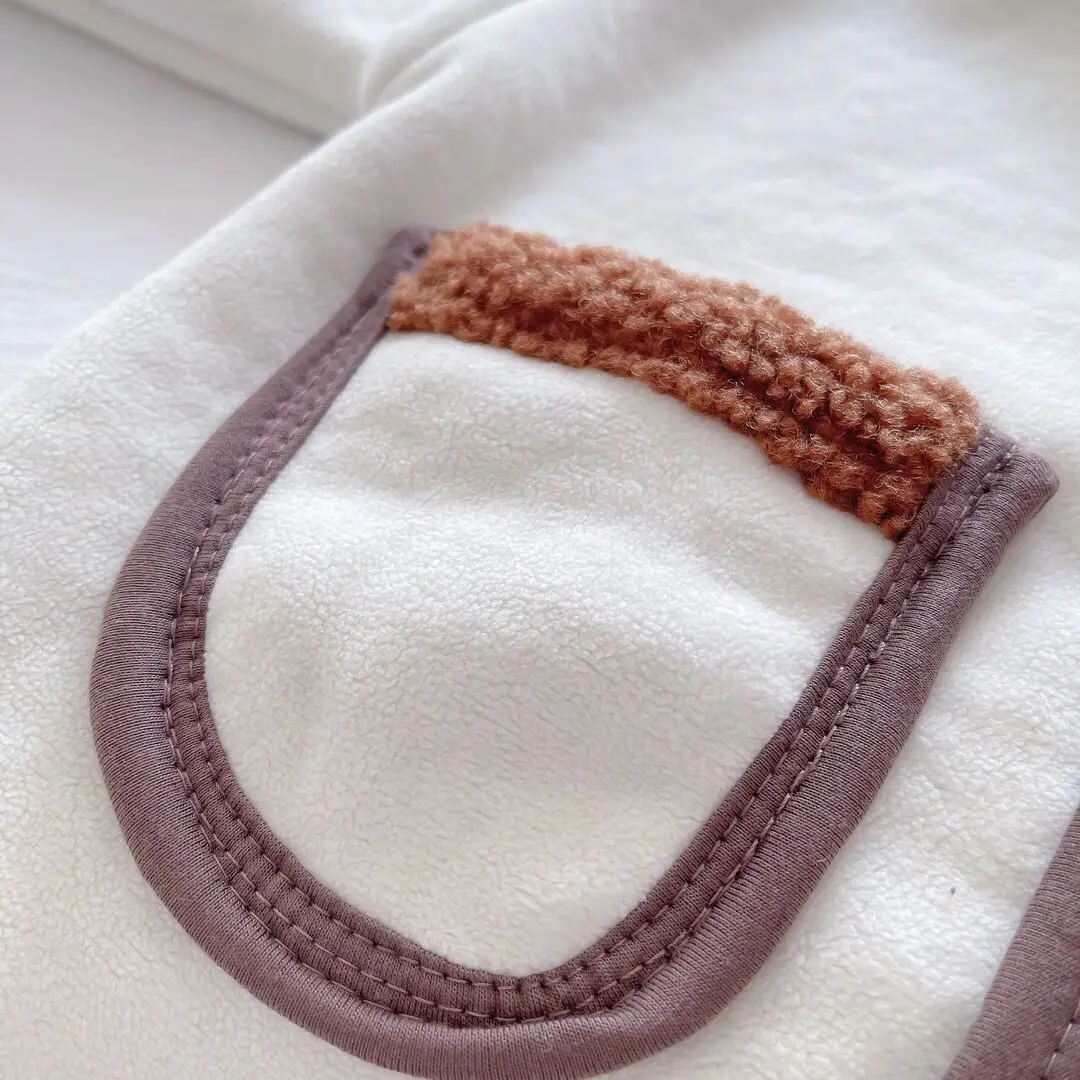 Baby-Jungen- und Mädchen-Wildlederjacke mit Sherpa-Futter, Kinder-Warmmantel mit Revers, einreihig, mit Taschen, Herbst-Winter-Oberbekleidung für Kleinkinder – Detail 7