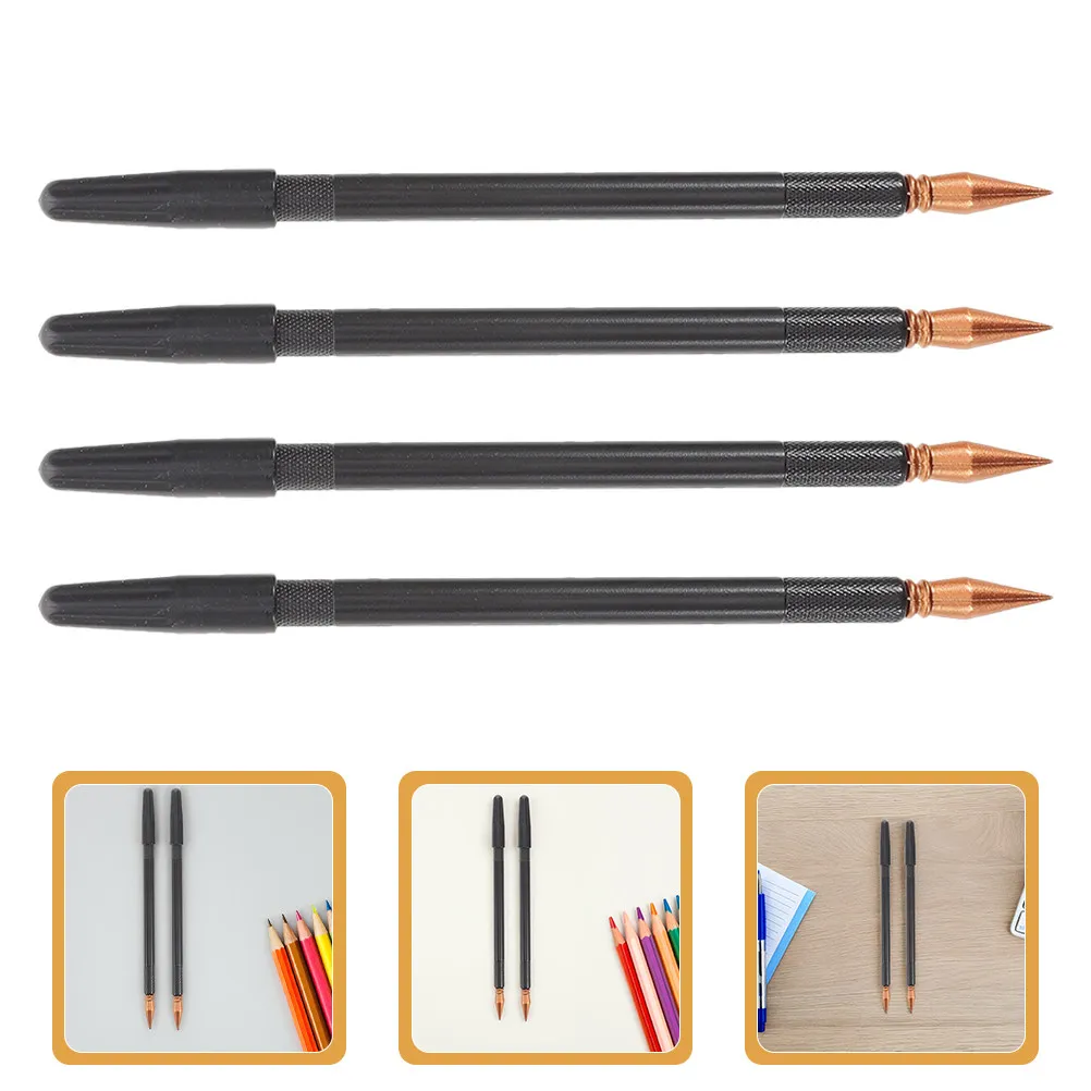 

Набор для скретч-арта из 8 золотых ручек с двойным наконечником: инструменты для детализированного рисования и раскрашивания, набор стилусов