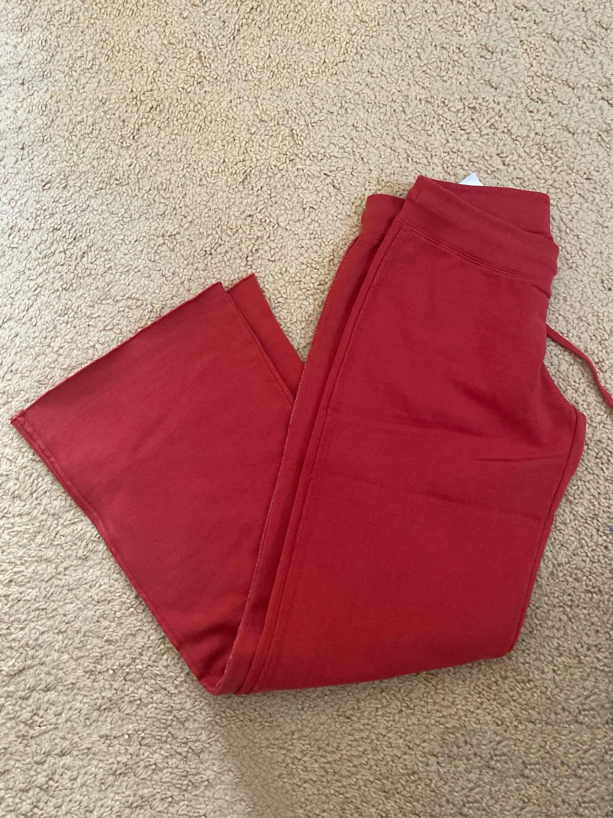 

Красные прямые спортивные штаны на шнурке, осенние хлопковые спортивные брюки с низкой талией и низкой талией, повседневная уличная одежда, женские брюки в консервативном стиле Y2k