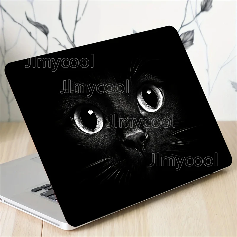 

2-х предметная наклейка для ноутбука с изображением кота, защитный чехол, подходит для украшения ноутбуков, автомобилей, шлемов, мотоциклов и холодильников, наклейка