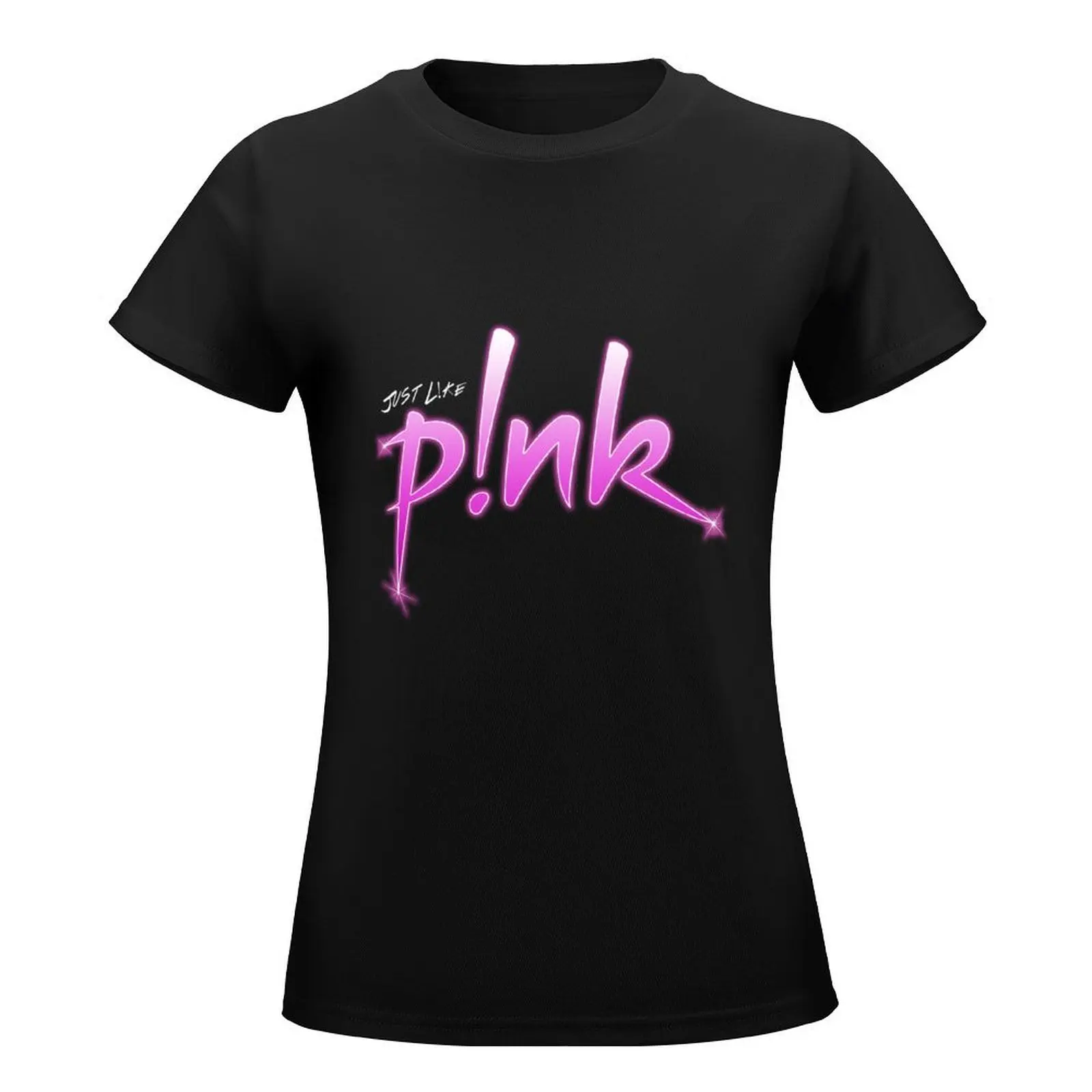 PINK 2023 PINK T-Shirt summer tops female Aesthetic clothing t-shirts for Women graphic tees