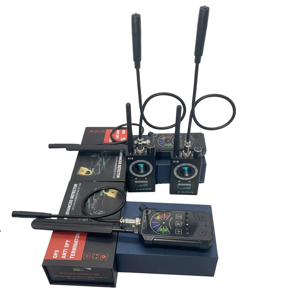 

Многофункциональный антишпионский детектор K18+, детектор скрытой камеры, GPS-трекер, детектор с регулируемой чувствительностью, батарея 5-8 часов