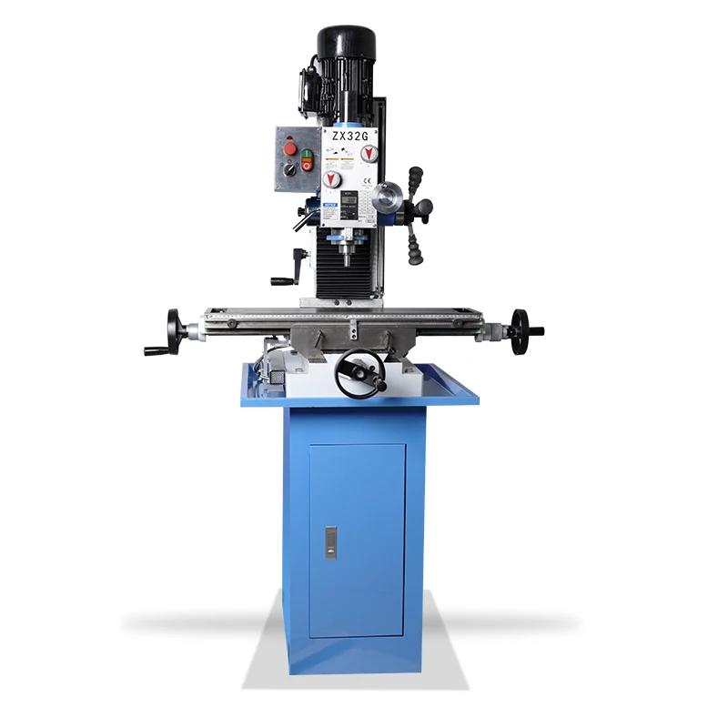 ZX32G Benchtop Drilling and Milling Machine, Metal Processing Drilling Machine Pure Copper Motor High Precision Thread - Image 4