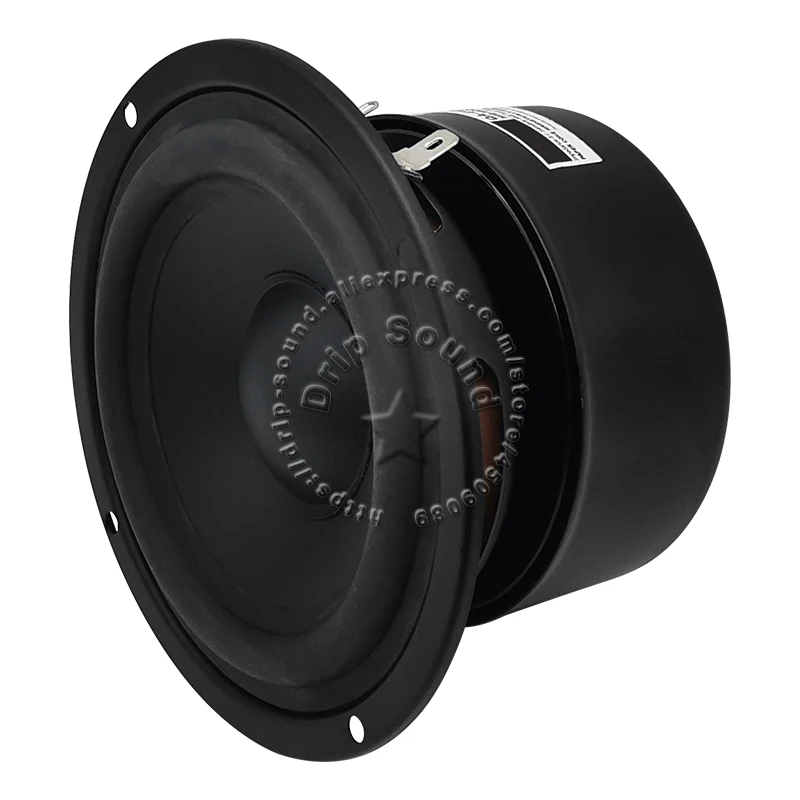 4,5-дюймовый низкочастотный динамик среднего диапазона, 80 Вт, 8 Ом, аудио, басовый динамик, стереодинамик, звуковая труба JX-QA-4101F