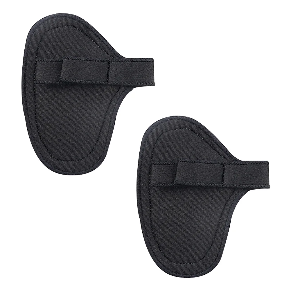 

Sports Palm Gym Gloves Half-finger Fitness Backless Grips Black Neoprene for Weightlifting Biking Motorcycle Driving Hiking