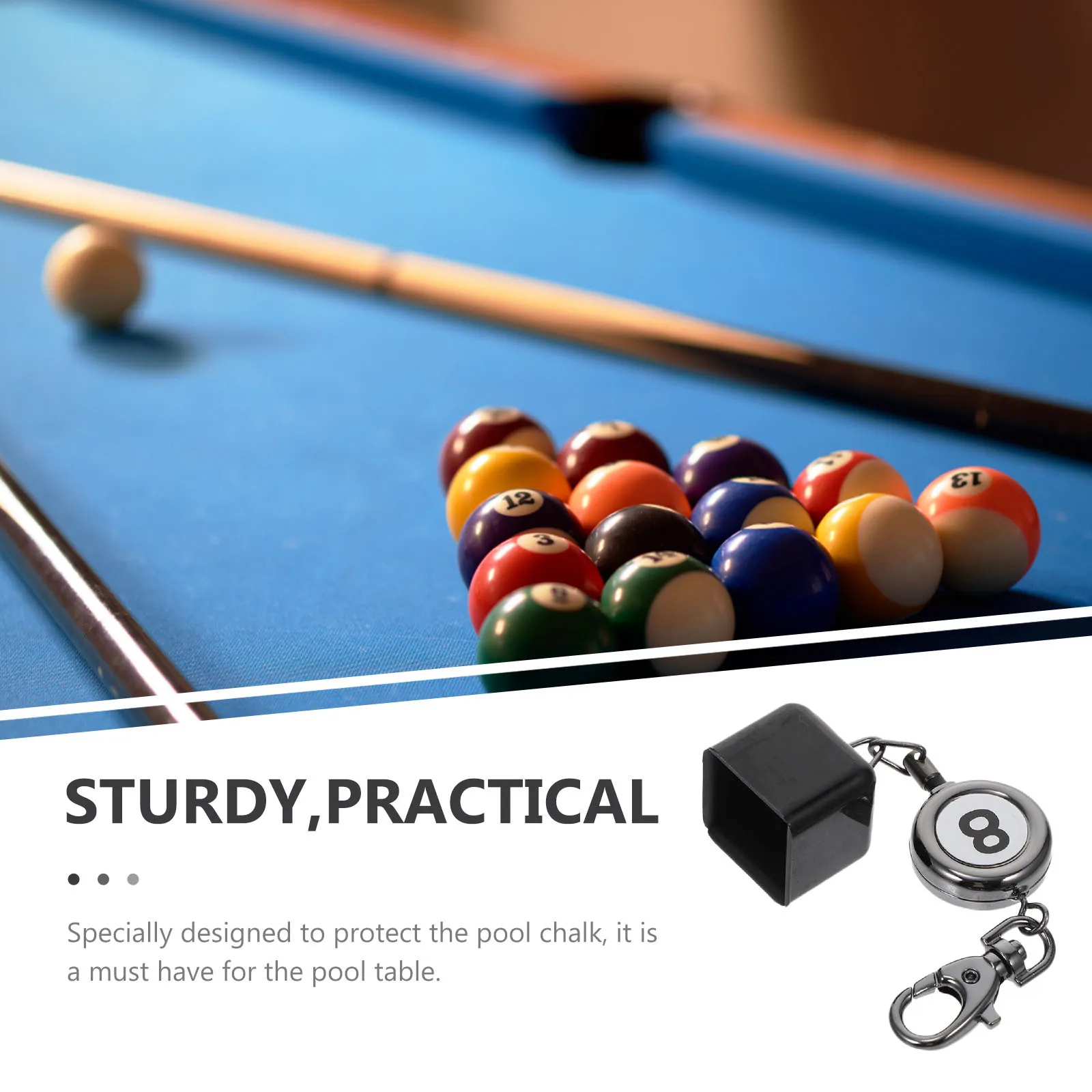 

Professional Black Pool Cue Chalk Holder Portable Retractable Chalk Cover Billiard Accessory Billiard Supply Pool Table Supply