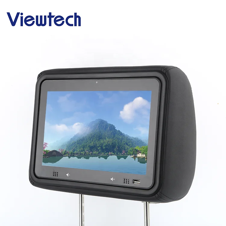 10.1inch Cab Taxi Headrest Advertising Digital Screen 4G Android Car Screen Passenger Taxi Screen Display With Software