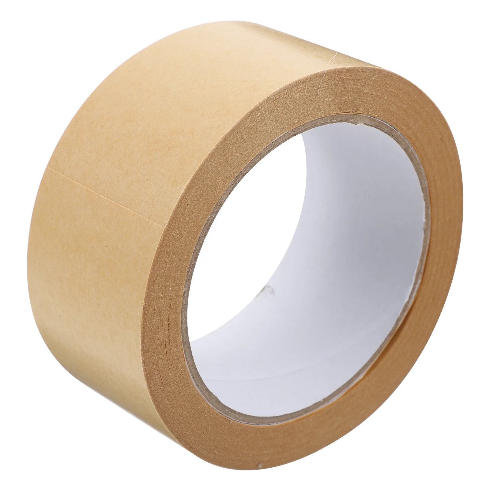 

45MMx25M Water-Free Kraft Tape Buffalo Paper Bathroom Waterproof Clear Packing Brown Self Adhesive Tearable Sealing for Boxes