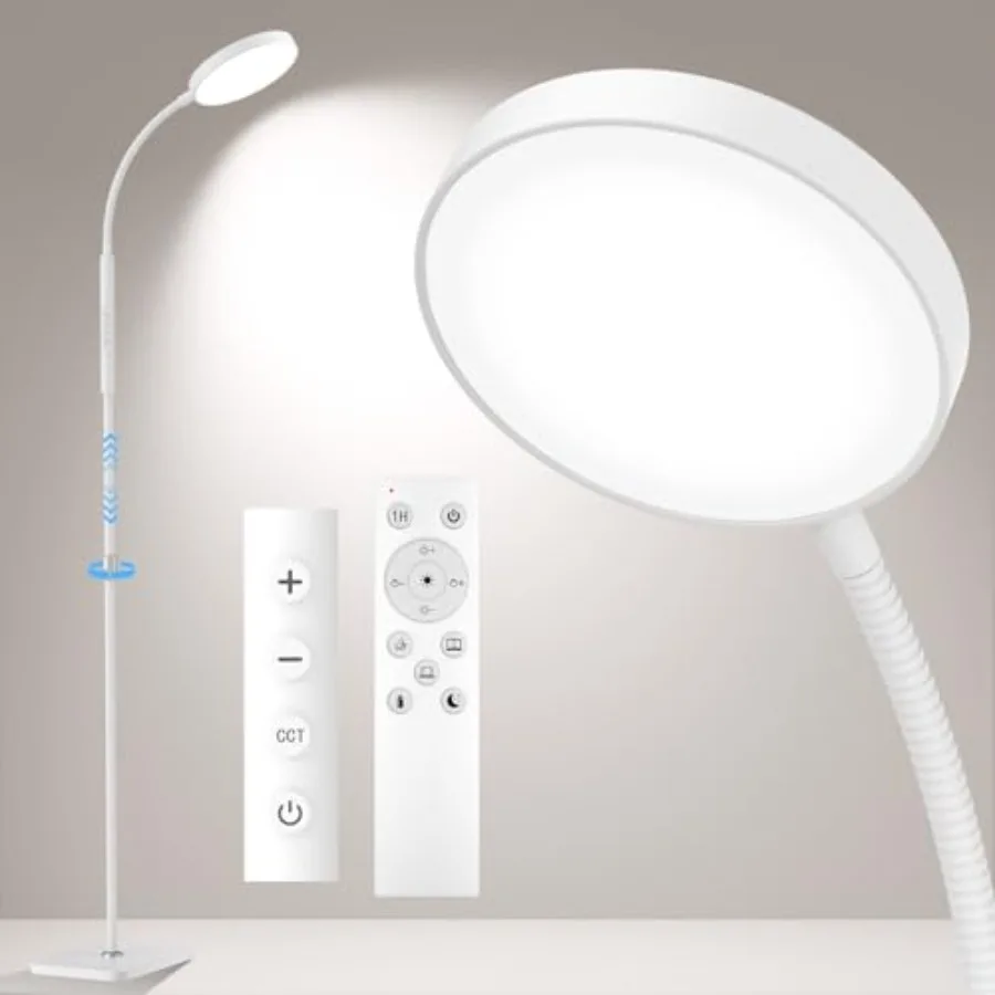 

Floor Lamp Adjustable Height Floor Lamps for Living Room Bedroom 252 LED Super Bright Standing Lamp Remote Control Dimmable Goo