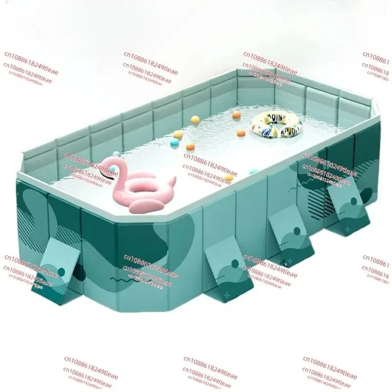 Oversize Bath Pool Inflation Free for Home Outdoor 1.6M/2.6M Foldable Swimming Pool Folding