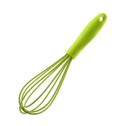 Stainless Steel Silicone Whisk Mini Whisk Color Whisk Mixer Baking Tools Multifunctional Rotary Manual Egg Beater Easy To Clean