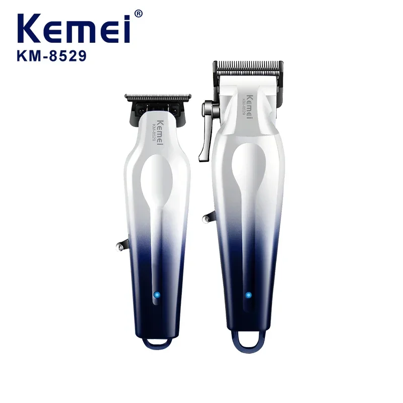 kemei KM-8529 High Quality Professional Electric Hair Clipper Set with Cordless Charging and Multi level Adjustment