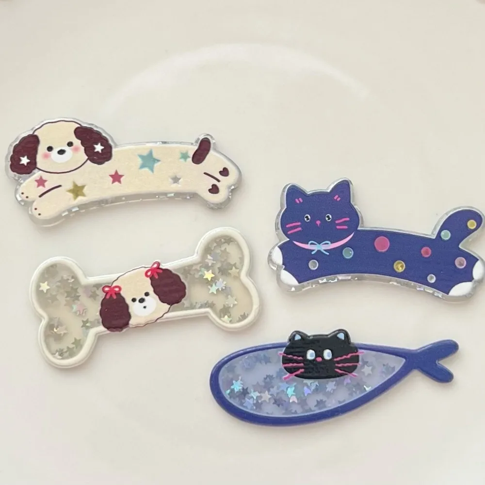 Модная-заколка-для-волос-в-виде-собачьей-косточки-кошки-маленькой-рыбки-мультяшная-милая-элегантная-для-челки-боковая-заколка-блестящая-с-пайетками-для-женщин-и-девочек