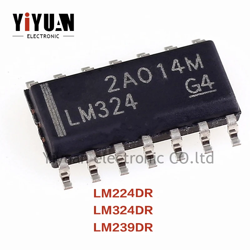 

10PCS NEW LM224DR LM224 LM324DR LM324 LM239DR LM239 SOP14 Four operational amplifiers