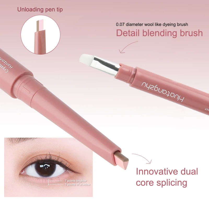 

Eyeshadow Stick Three Color Gradient Glitter Highlight Pen Eye Makeup Waterproof Lasting Fine Shiny Beauty Gift