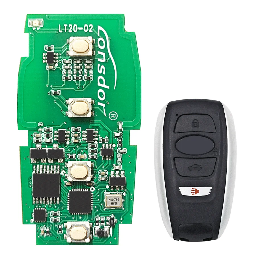 Lonsdor K518 LT20-02 4D PCB Universal Remote Circuit Board For Subaru STI WRX Legacy Outback Ascent XV/Crosstrek Forester Imprez