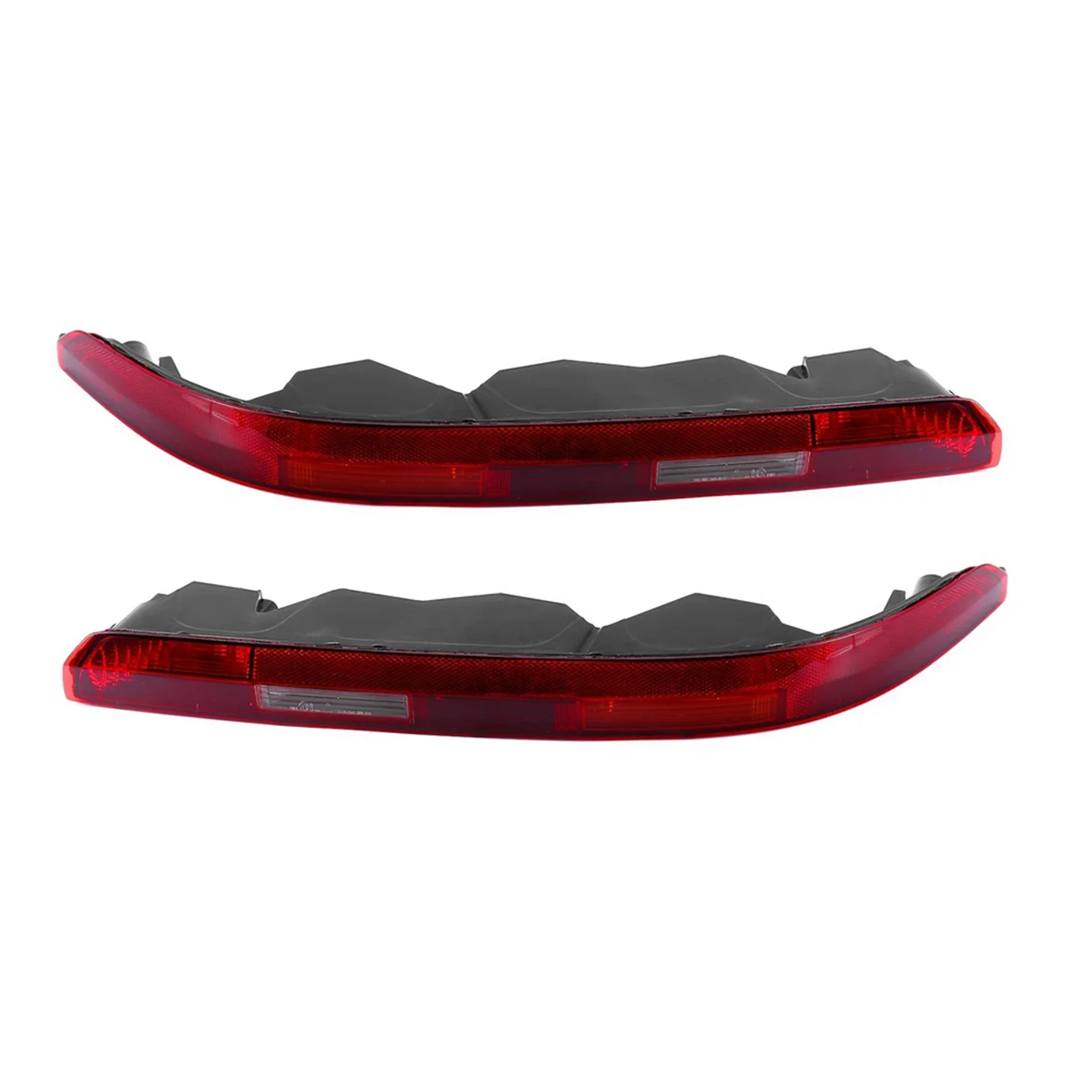 Car Brake Tail Lights Left and Right Side Rear Bumper Lights with 4 Bulb Tail Lights for Audi Q7 4M0945096 4M0945095