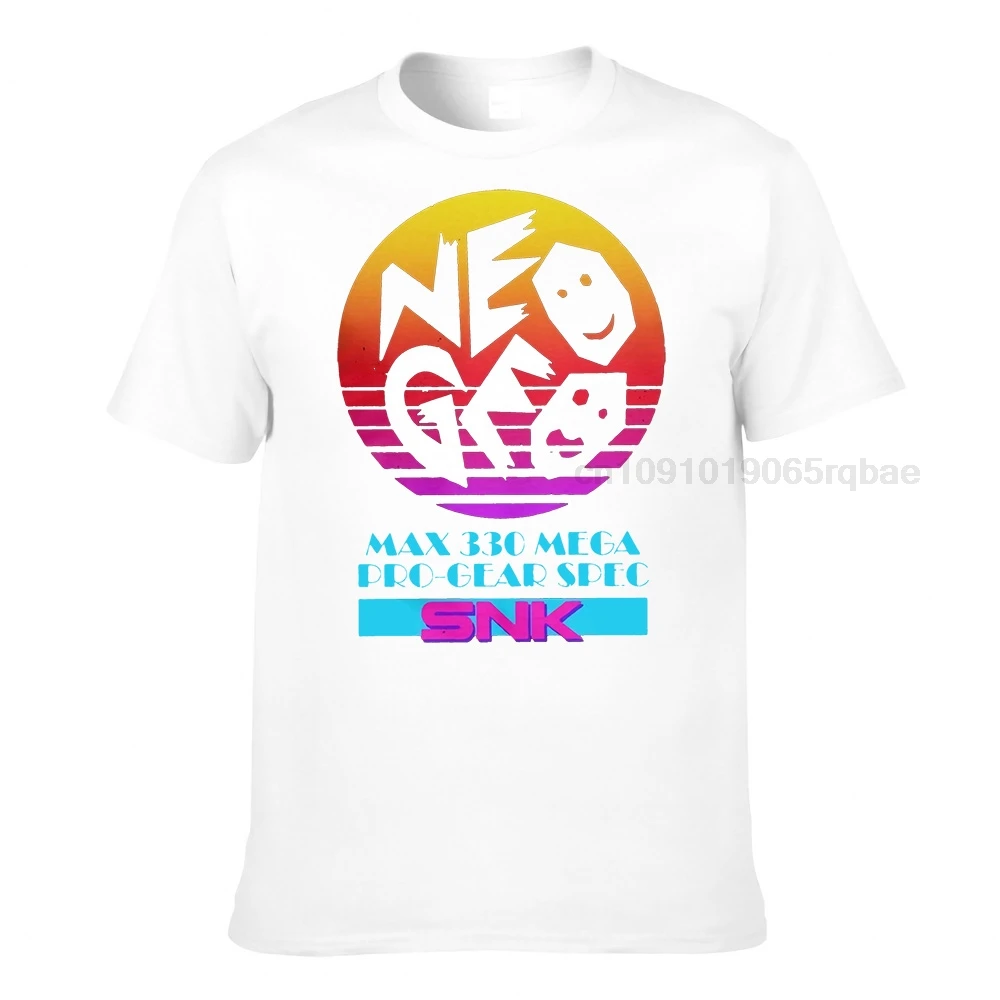 Neo Geo SNK Men T Shirts Awesome Tee Shirt Classic Short Sleeve Crew Neck T-Shirt Pure Cotton Gift Idea Tops