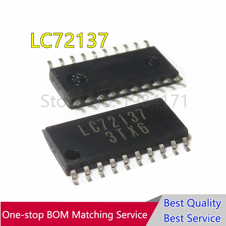 5Pcs LC72137 SOP High quality original PLL Frequency Synthesizer for Electronic Tuning ic new