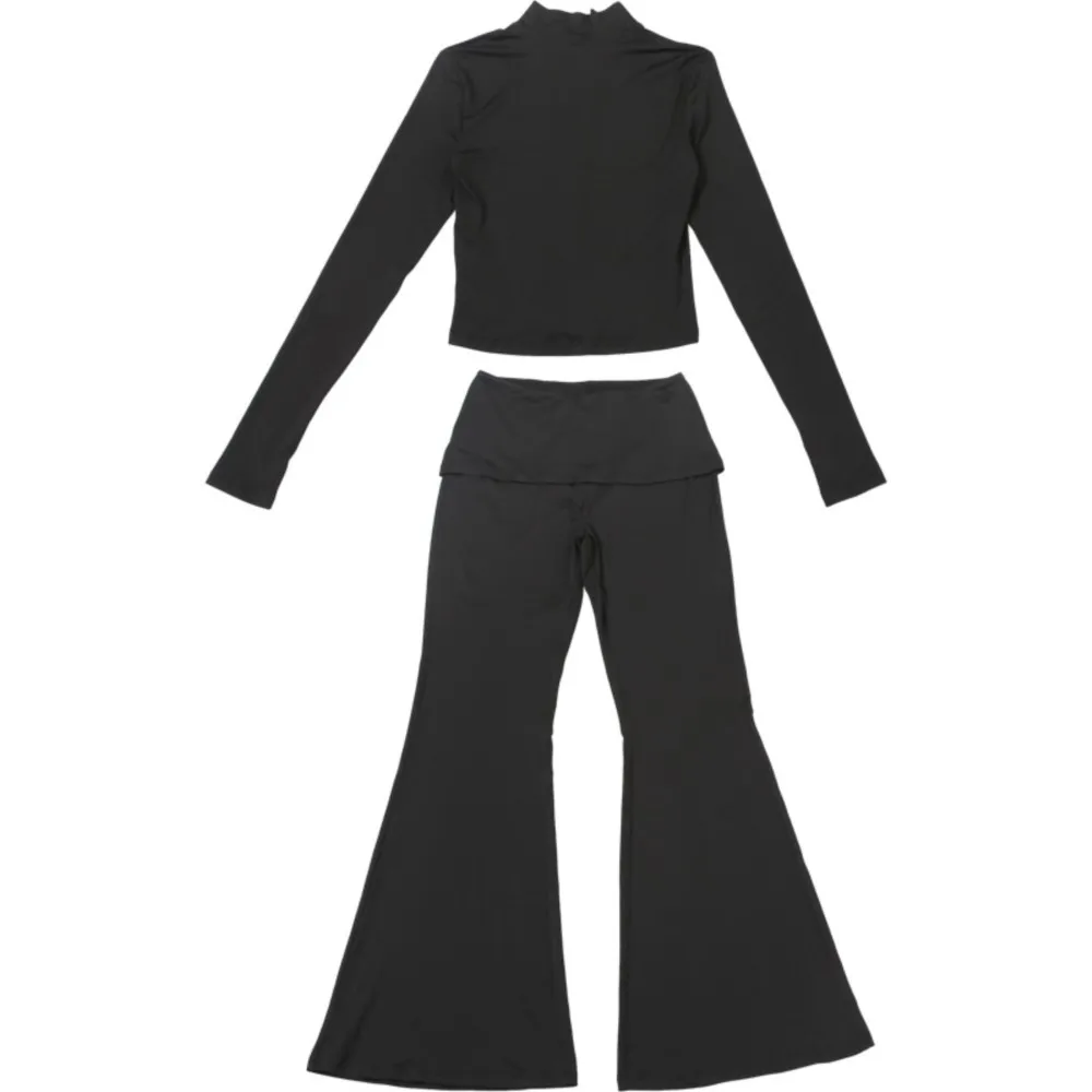 Conjunto de pantalones ajustados elegantes para primavera y verano, conjuntos informales de estilo callejero de Color sólido para mujer, cárdigan de manga larga, pantalones, conjuntos de dos piezas