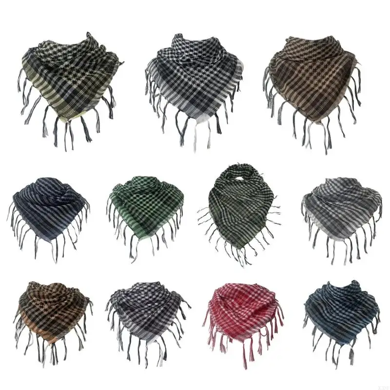 K3NF อาหรับตะวันออกกลางผ้าคลุมศีรษะ Lady Sunproof Kerchief สำหรับการผจญภัยในทะเลทรายนอก