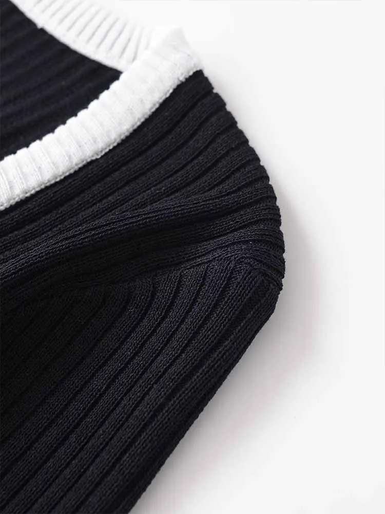 Estilo europeu e americano outono recém chegados moda e simples feminino fino pescoço casual malhas de mangas compridas