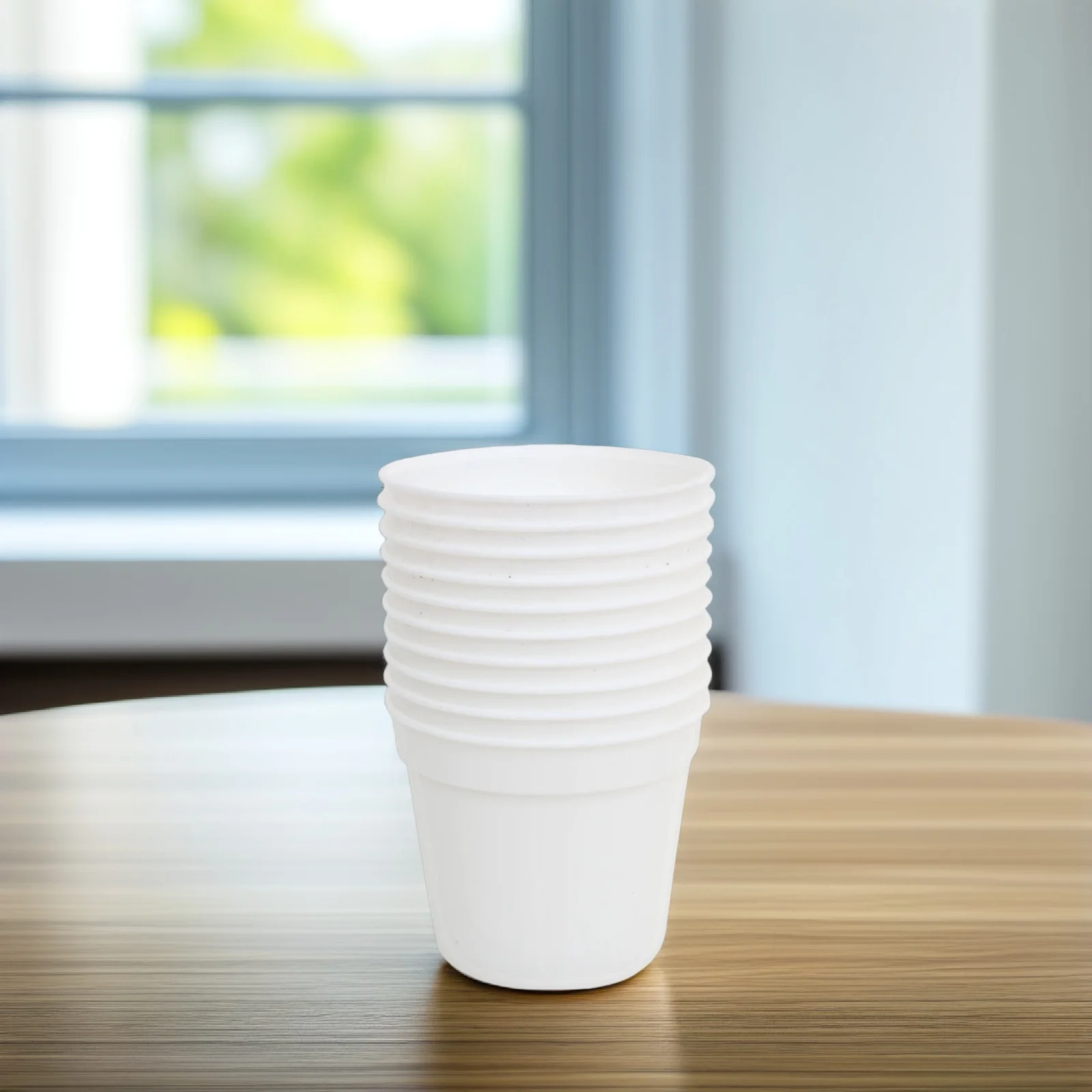 

24Pcs Plastic Flowerpots Stylish for Plants Bonsai Balcony Patio Yard Garden Decor Plant Starting Pot Gardening Nursery Pot